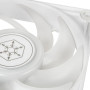 Корпусний вентилятор SilverStone Vista VS120W-ARGB, 120мм, 2000rpm, 4pin PWM, 3pin +5VARGB, 30.6dBa, білий