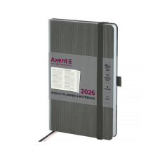 Тижневик Axent датований 2026 Partner Lines 125х195, сірий (8515-26-03-A)
