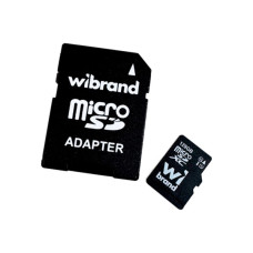 Карта пам'яті Wibrand 128GB microSD class 10 (WICDHU1/128GB-A)