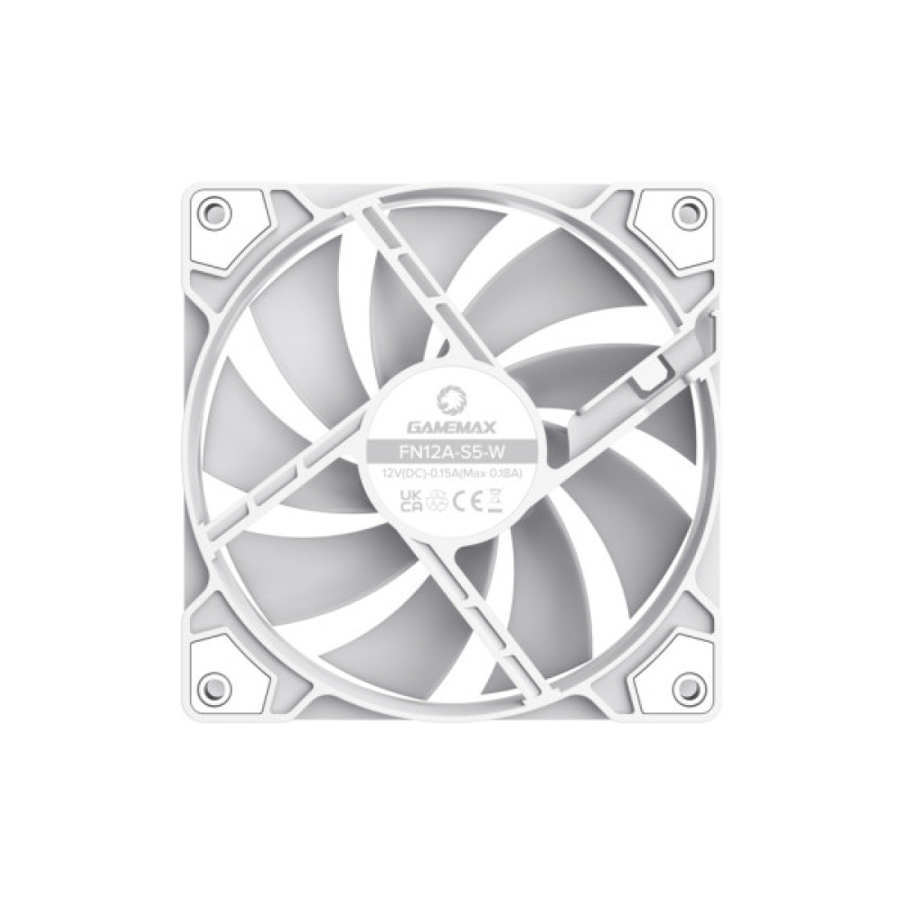 Кулер до корпусу Gamemax FN12A-S5-W
