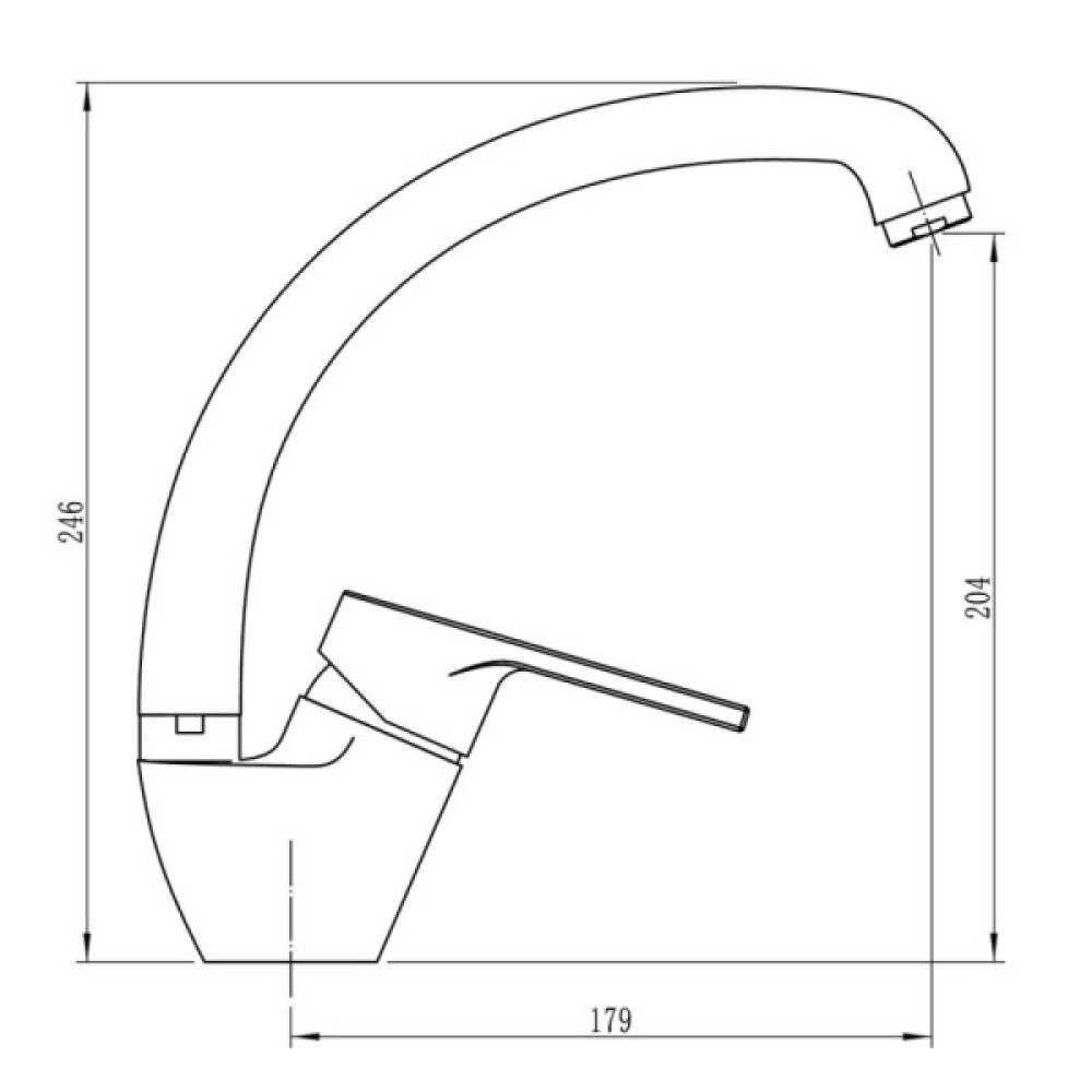 Змішувач GH 21.11.133 HARLEY (110425)