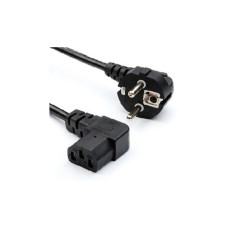 Кабель живлення C13 1.8m 0.75mm2 90° corner Merlion (PC-186A CEE7/7-C13-CCA18)