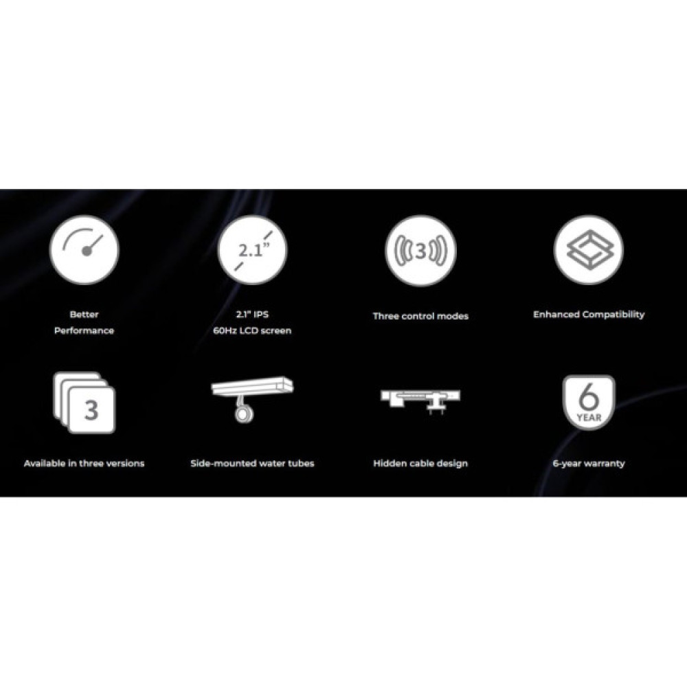 Система рідинного охолодження Lian Li HydroShift II LCD-C 360TL, Black (G89.GHS2LCD36TB.00)