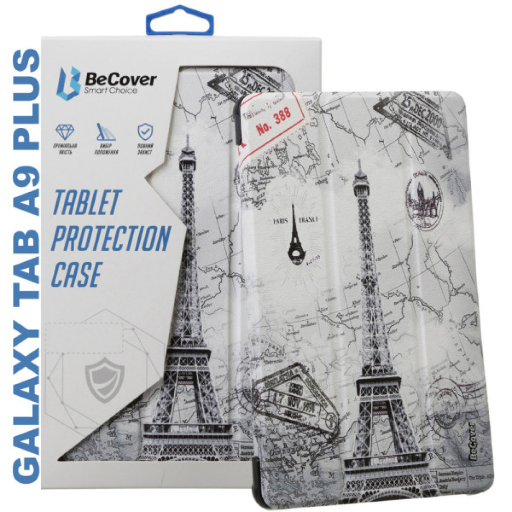 Чохол до планшета BeCover Smart Case Samsung Tab A9 Plus SM-X210/SM-X215/SM-X216 11.0" Paris (710316) Чохол до планшета BeCover Smart Case Samsung Tab A9 Plus SM-X210/SM-X215/SM-X216 11.0" Paris (710316)