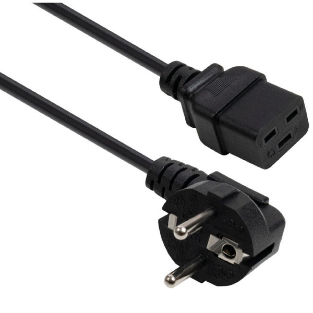 Кабель живлення C19 1.8m 1.5mm 2 copper Vinga (VYPCC191815CU)