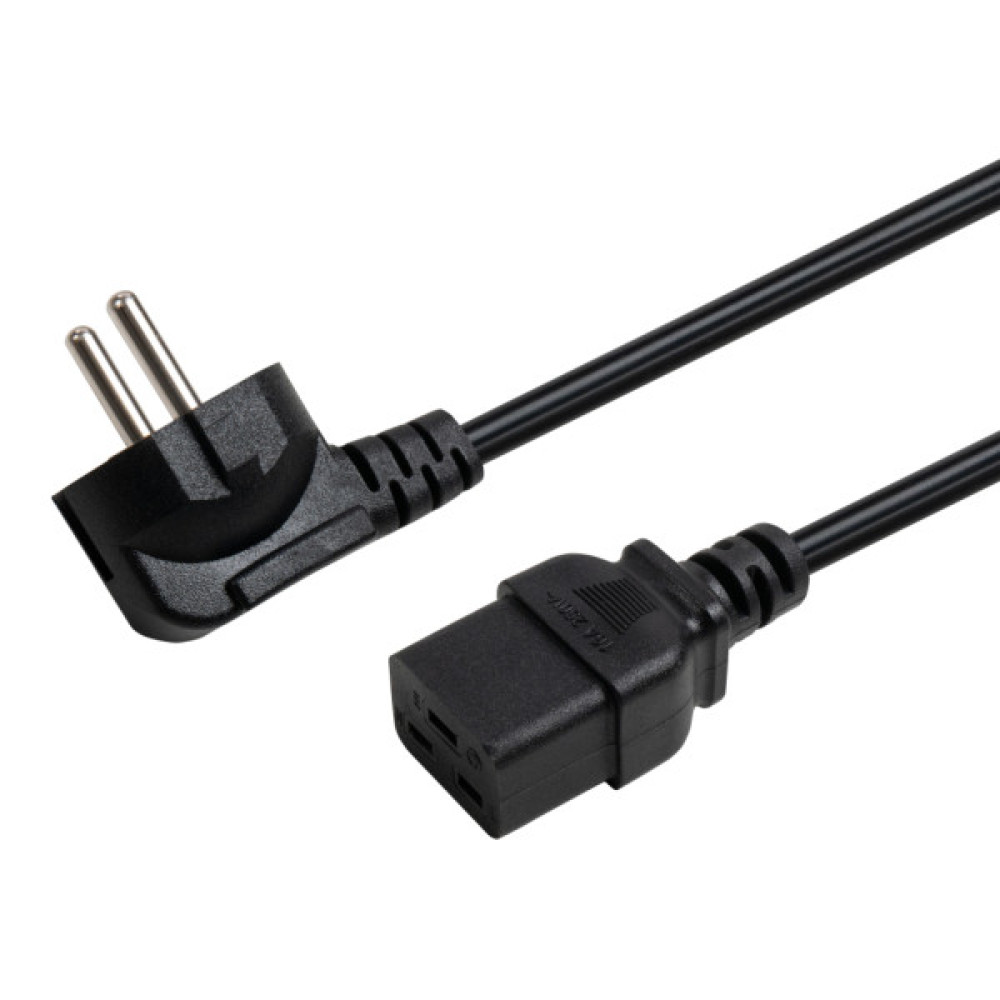 Кабель живлення C19 1.8m 1.5mm 2 copper Vinga (VYPCC191815CU)