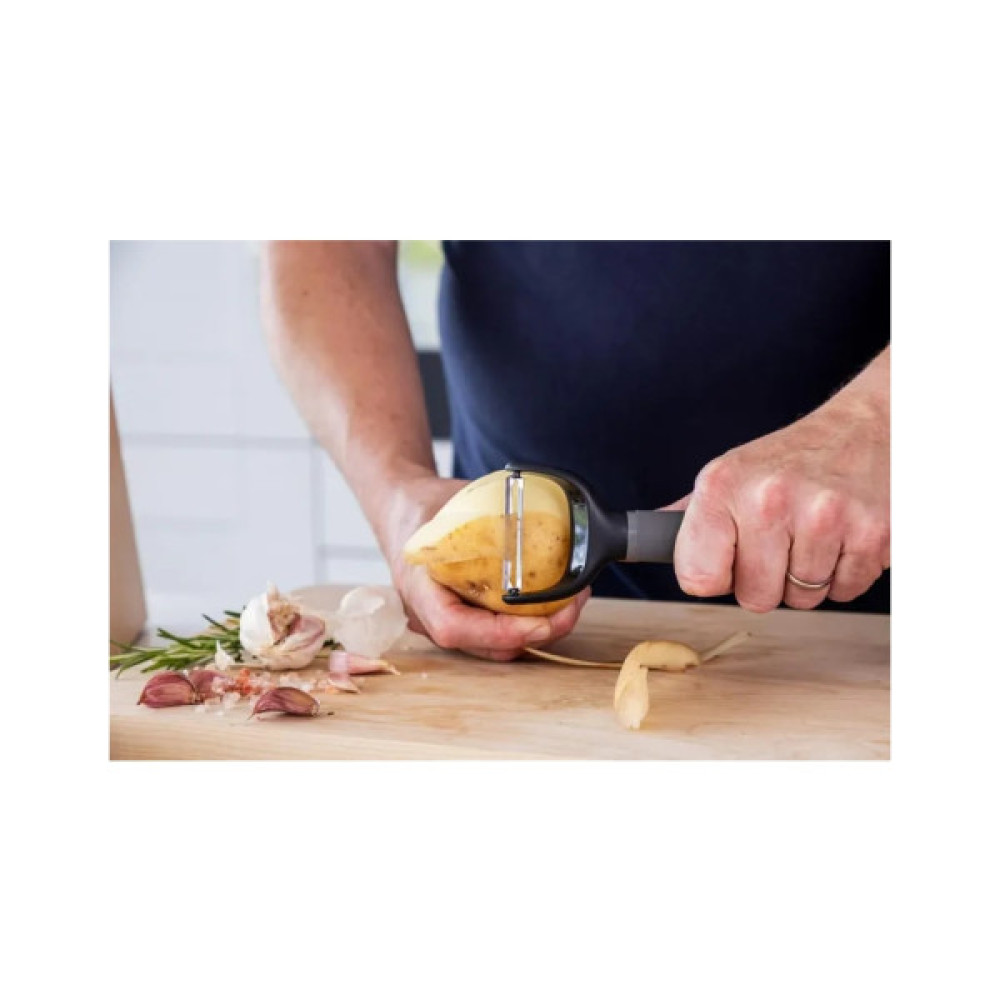 Овочечистка KitchenAid Classic горизонтальна 18 см сірий (KHA145OHCHGG)