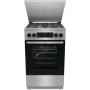Плита Gorenje комбінована, 70л, 50x60см, метал. кришка, дисплей, чавун, нерж
