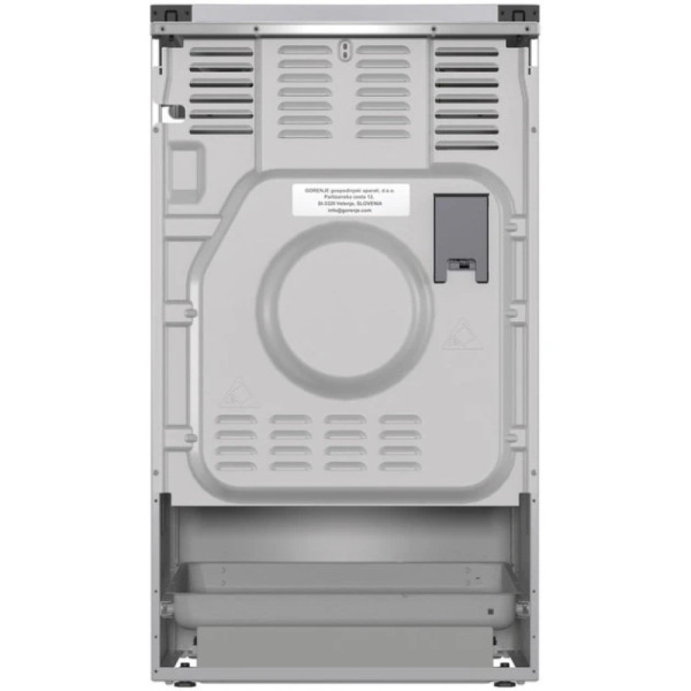 Плита Gorenje комбінована, 70л, 50x60см, метал. кришка, дисплей, чавун, нерж