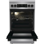 Плита Gorenje комбінована, 70л, 50x60см, метал. кришка, дисплей, чавун, нерж