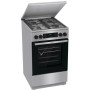 Плита Gorenje комбінована, 70л, 50x60см, метал. кришка, дисплей, чавун, нерж