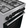 Плита Gorenje комбінована, 70л, 50x60см, метал. кришка, дисплей, чавун, нерж