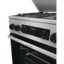 Плита Gorenje комбінована, 70л, 50x60см, метал. кришка, дисплей, чавун, нерж