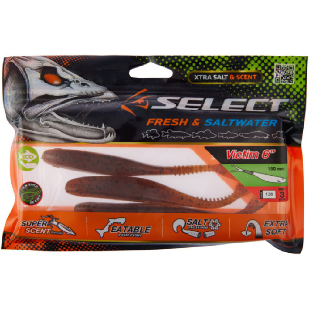 Силікон рибальський Select Victim V-Tail 6" 128 (3 шт/уп) (1870.74.52)