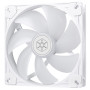 Корпусний вентилятор  SilverStone Vista VS140W ARGB, 140мм, 1600rpm, 4pin PWM, 3pin +5VARGB, 30.8dBa, білий