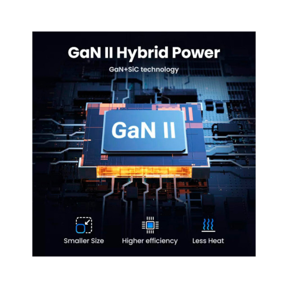 Зарядний пристрій Ugreen 4xUSB 65W (2хUSB-C+2xUSB-A) Gan CD327 (90747)