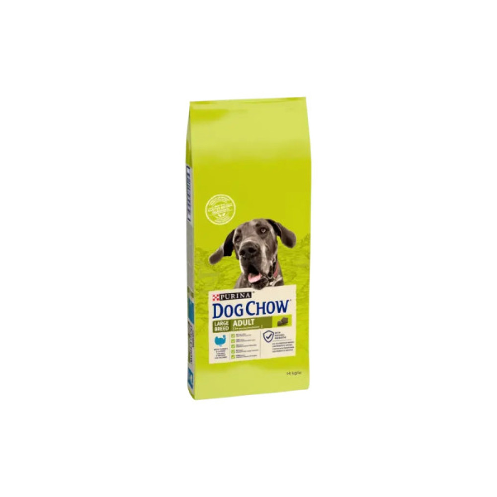 Сухий корм для собак Purina Dog Chow Adult Large Breed зі смаком індички 14 кг (7613034487926)