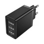 Зарядний пристрій Vention 3xUSB A 12W Black (FEAB0-EU) Зарядний пристрій Vention 3xUSB A 12W Black (FEAB0-EU)