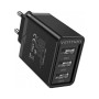 Зарядний пристрій Vention 3xUSB A 12W Black (FEAB0-EU) Зарядний пристрій Vention 3xUSB A 12W Black (FEAB0-EU)