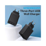 Зарядний пристрій Vention 3xUSB A 12W Black (FEAB0-EU) Зарядний пристрій Vention 3xUSB A 12W Black (FEAB0-EU)