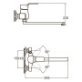 Змішувач AQUATICA NL-2C243C Змішувач AQUATICA NL-2C243C