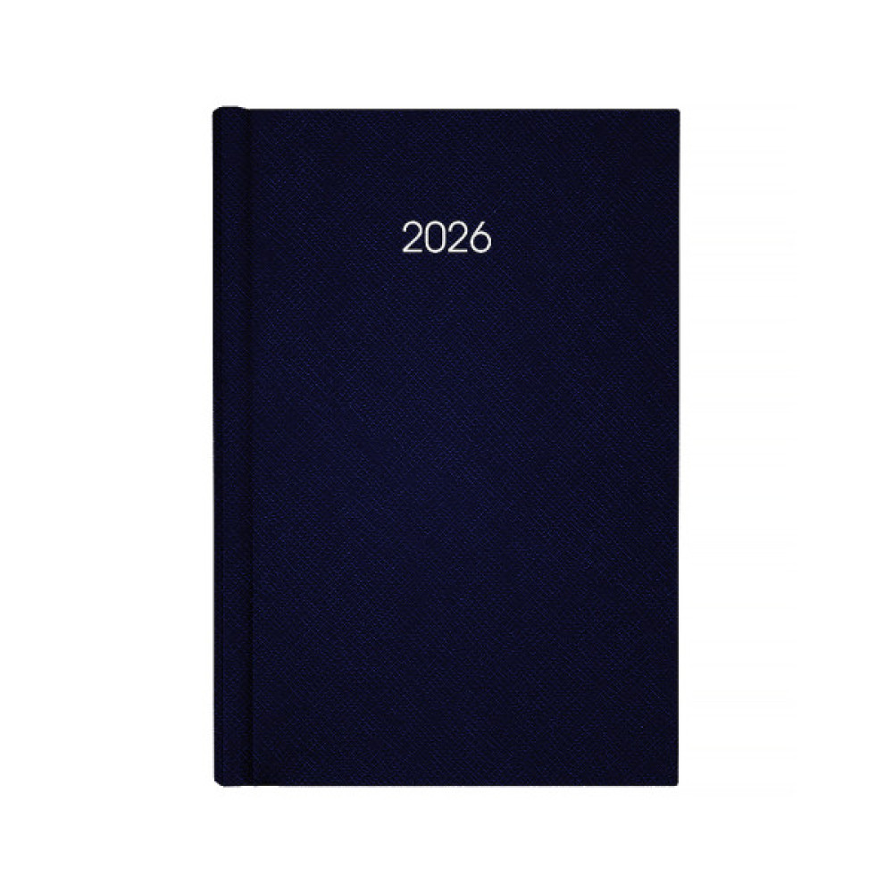 Тижневик Axent датований 2026 Classic Style, 145х210, темно-синій (8840-26-2-A)