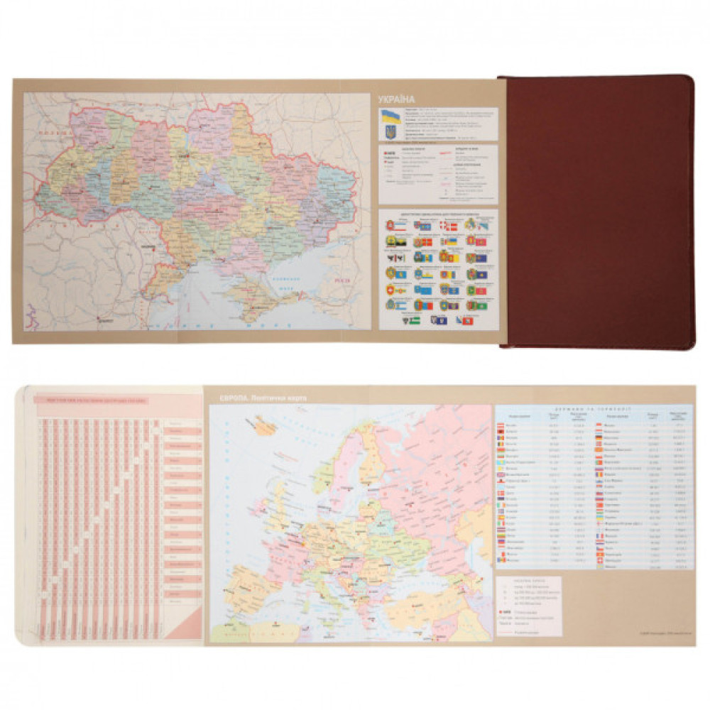 Тижневик Leo planner А5 датований 2026 "City", твердий, коричневий, 368 сторінок (252668)