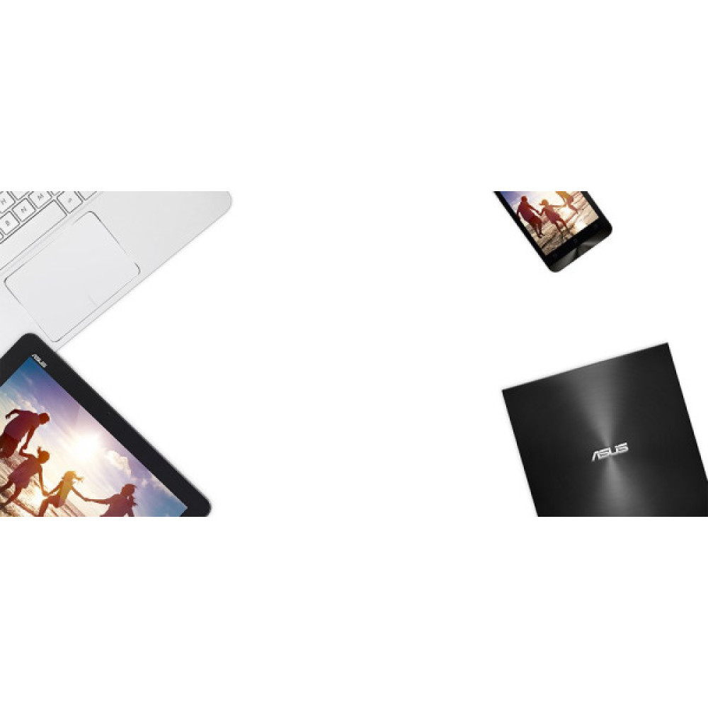 Привід оптичний портативний ASUS ZenDrive SDRW-08U7M-U DVD+-R/RW burner M-DISC USB2.0 чорний Retail Box Slim