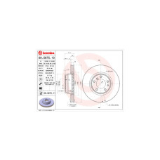 Гальмівний диск Brembo 09.5875.11
