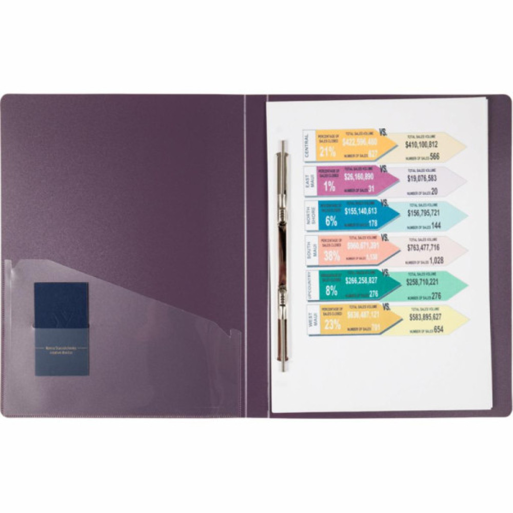 Папка-швидкозшивач Axent А4, до 150 аркушів,поліпропілен, сливов. (1304-11-A)