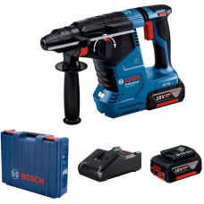 Перфоратор акумуляторний Bosch Professional GBH 187-LI SDS-Plus 18В 2х5А·год 2.4Дж 2.9кг кейс