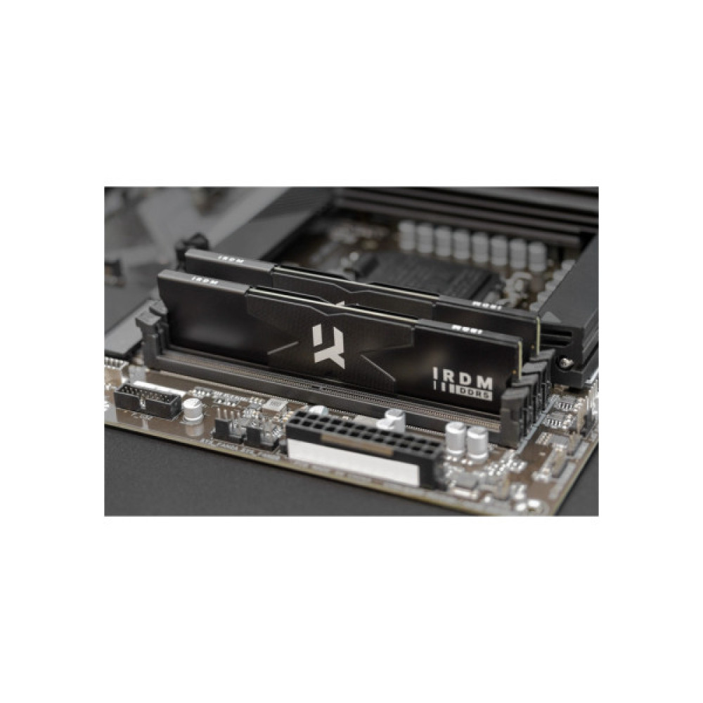 Модуль пам'яті для комп'ютера DDR5 32GB (2x16GB) 6000 MHz IRDM Black Goodram (IR-6000D564L36S/32GDC)