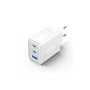 Зарядний пристрій Vention 2xUSB-C PD65W + 1xUSB QC3.0 60W GaN white (FERW0-EU)