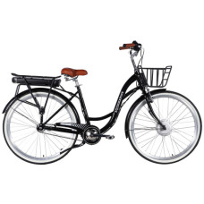 Електровелосипед Dorozhnik 28" eAQUAMARINE BH рама-19" 36B 13А*г 500Вт 2026 чорний (ELB-D-28-109)