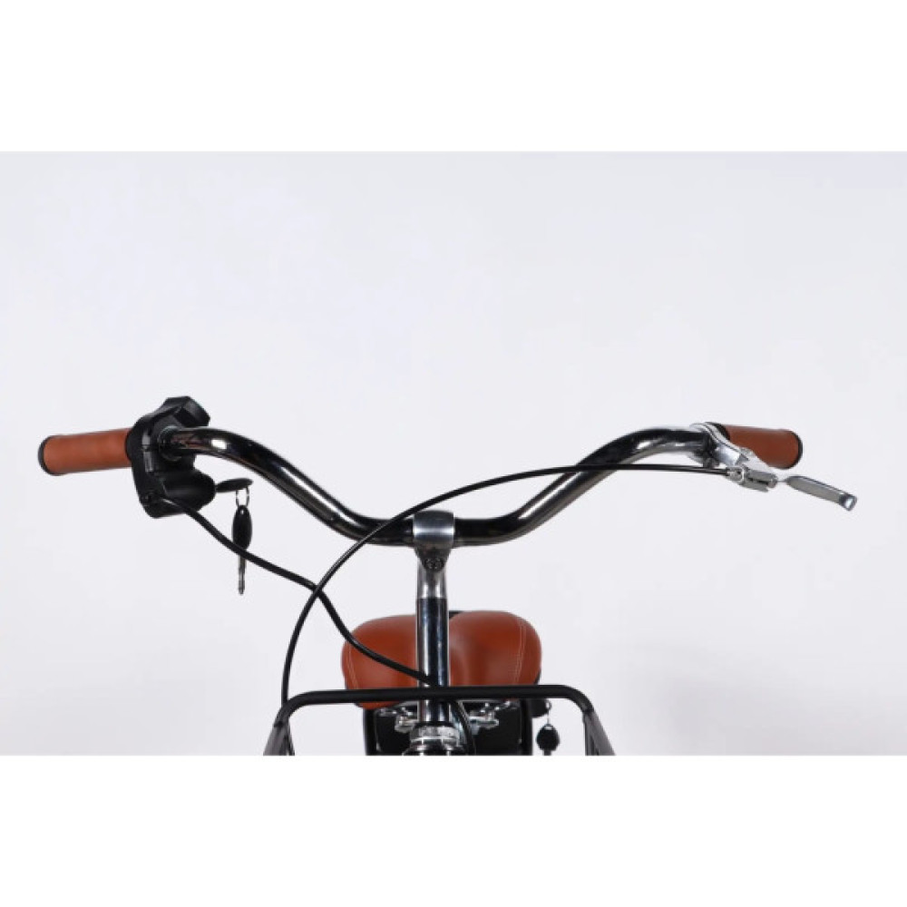 Електровелосипед Dorozhnik 28" eAQUAMARINE BH рама-19" 36B 13А*г 500Вт 2026 чорний (ELB-D-28-109)