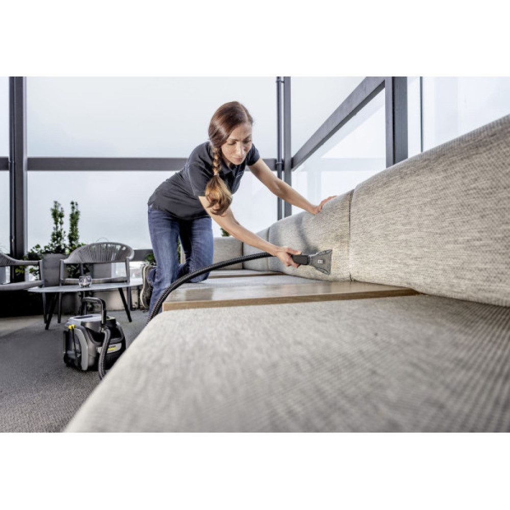 Пилосос професійний акумуляторний Karcher Puzzi 2/1 Bp 36Вт 16кПа контейнер 1.7/2.9л вологе/сухе прибирання  3.74кг