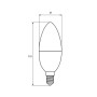 Лампочка EUROELECTRIC LED CL 9W 900Lm E14 4000K (LED-CL-09144(EE)) Лампочка EUROELECTRIC LED CL 9W 900Lm E14 4000K (LED-CL-09144(EE))
