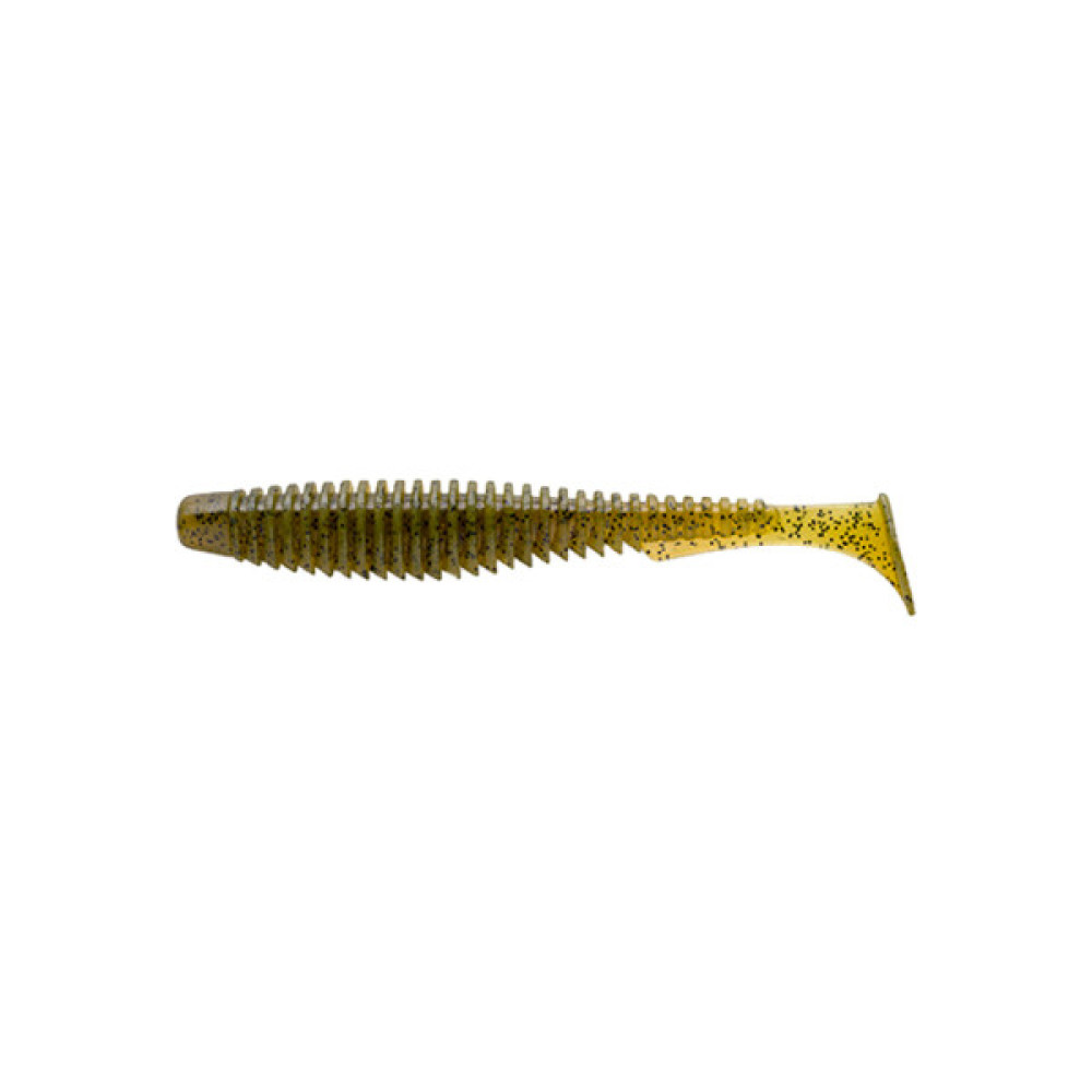 Силікон рибальський FishUP U-Shad 3" 074 - Green Pumpkin Seed (9шт/уп) (1862.03.04)