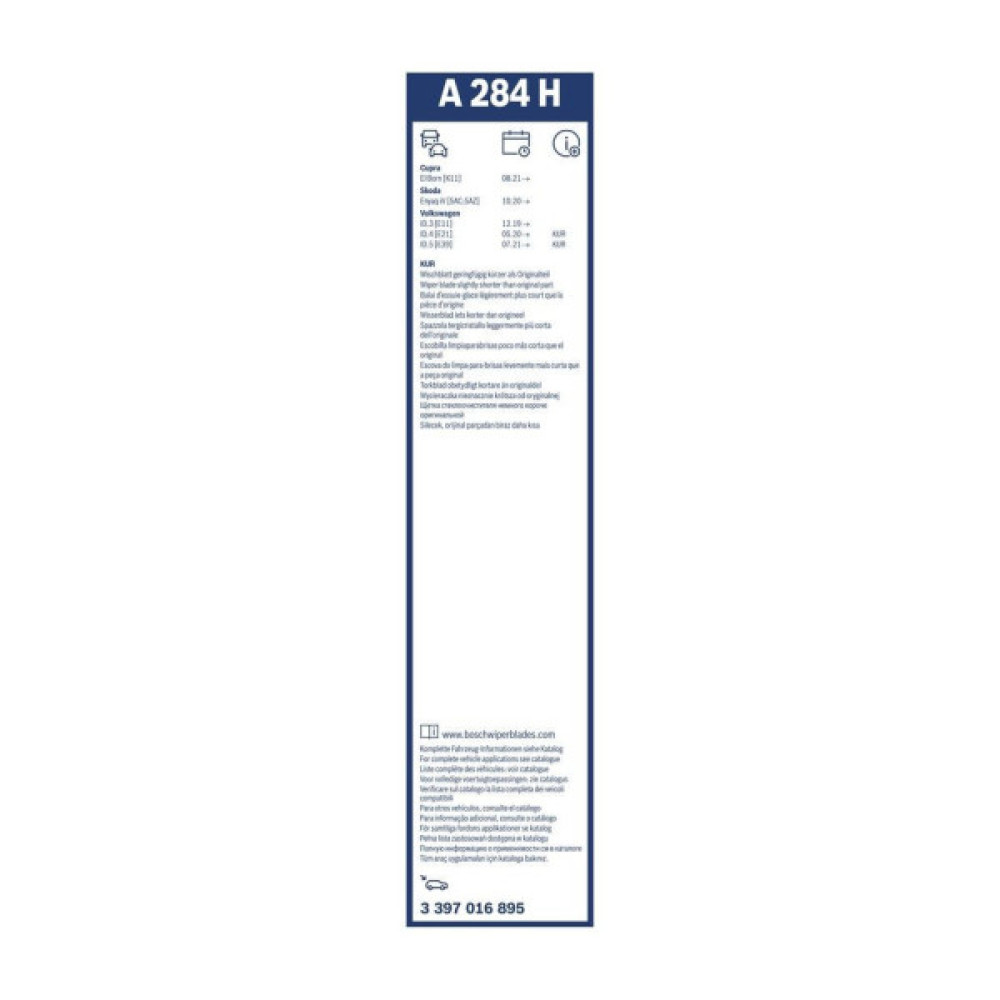 Щітка склоочисника Bosch 3 397 016 895