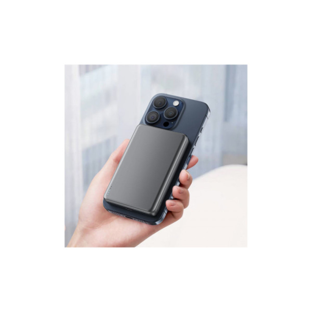 Батарея універсальна Acefast Magnetic Wireless 10000mAh 20W PD, QC/3.0, QI 15W, M12 Black (6974316283393)