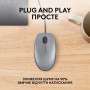 Мишка Logitech M110 Silent USB Mid Gray (910-006760) Мишка Logitech M110 Silent USB Mid Gray (910-006760)