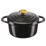 Каструля Tefal Air, з кришкою, 3.1л, алюміній, чорний (E2554404)
