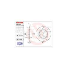Гальмівний диск Brembo 08.A759.1X