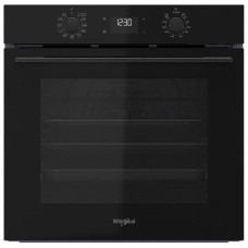 Духова шафа Whirlpool електрична, 71л, A+, дисплей, конвекція, телескопічні напрямні, чорний