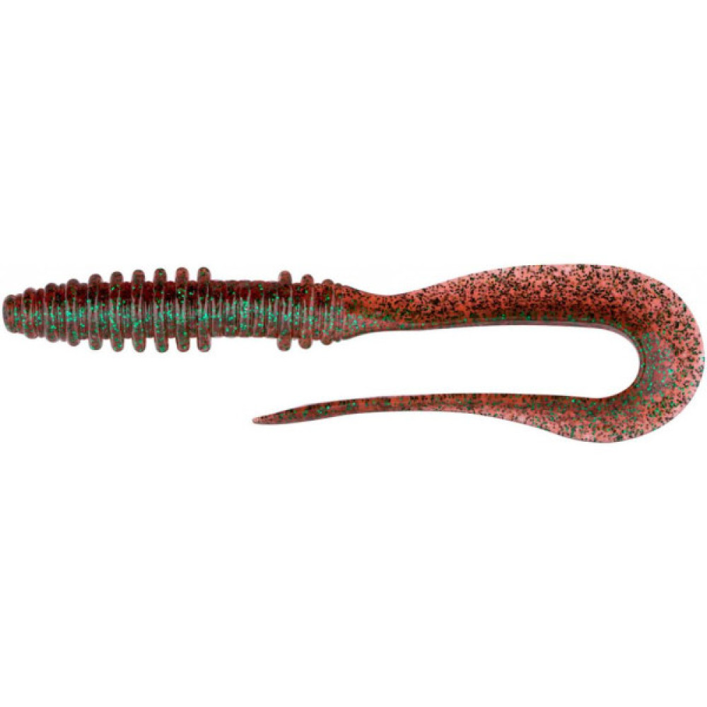 Силікон рибальський Keitech_ТОВ Mad Wag Mini 2.5" (12 шт/упак) ц:302 plum green flk. (1551.07.36)