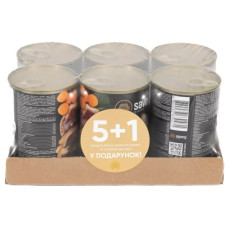 Консерви для собак Savory Набір 5+1 Gourmand Duck 400 г (2700000054963)