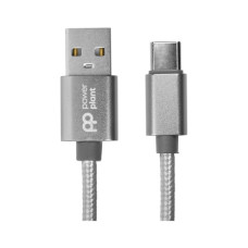 Дата кабель USB 2.0 AM to USB-C 1.0m PowerPlant (CA912346)