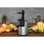 Соковитискач ARDESTO шнековий 200Вт, чаша-0.6л, жмих-0.6л, пластик/метал, сріблясто-чорний