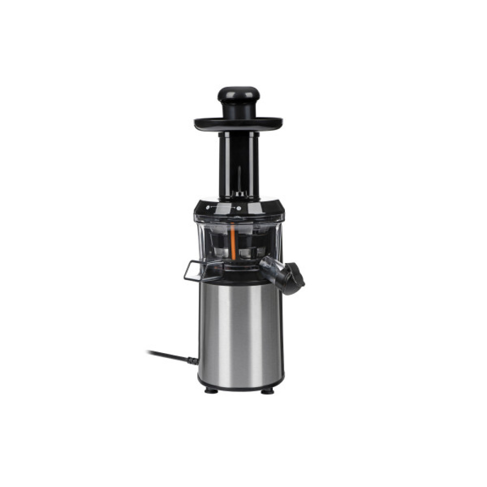 Соковитискач ARDESTO шнековий 200Вт, чаша-0.6л, жмих-0.6л, пластик/метал, сріблясто-чорний