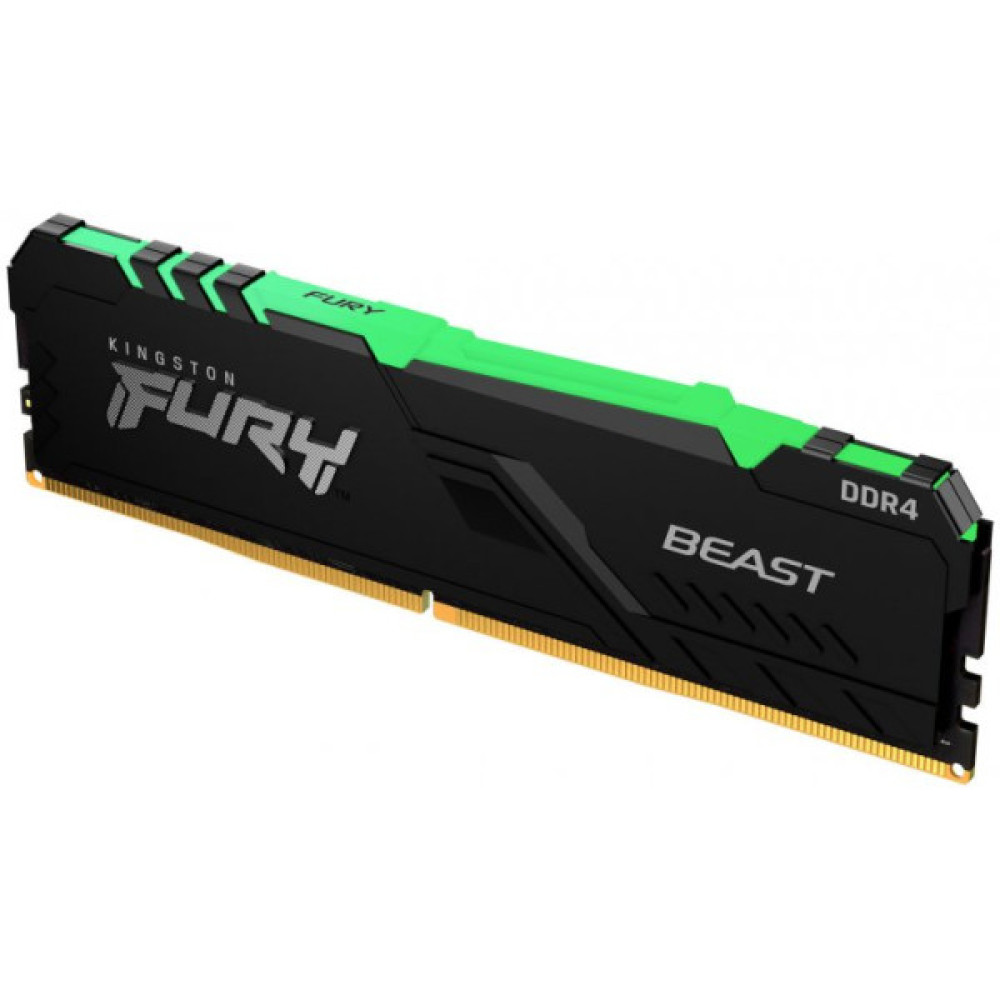 Пам'ять ПК Kingston DDR4 32GB KIT (16GBx2) 3200 FURY Beast RGB